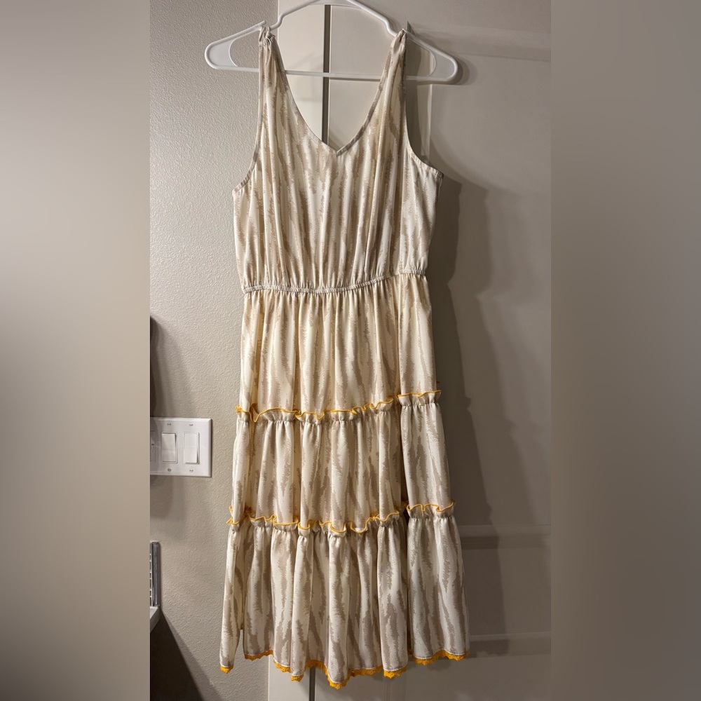 Voy tiered tassel back Dress